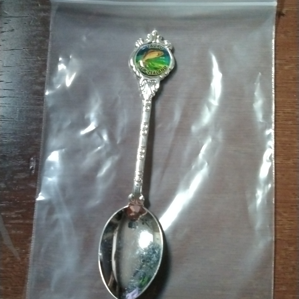 Taupo New Zealand Stuart Souvenir Spoon